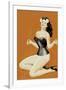 Lacing Her Bra-Peter Driben-Framed Art Print