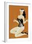 Lacing Her Bra-Peter Driben-Framed Art Print