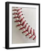 Lacing on Baseball-Tom Grill-Framed Photographic Print