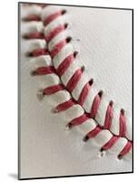 Lacing on Baseball-Tom Grill-Mounted Photographic Print