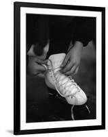 Lacing Up-null-Framed Photographic Print