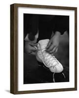 Lacing Up-null-Framed Photographic Print