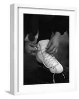 Lacing Up-null-Framed Photographic Print