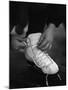 Lacing Up-null-Mounted Photographic Print