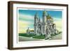 Lackawanna, New York - Exterior View of the Shrine of our Lady of Victory-Lantern Press-Framed Art Print