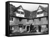 Lacock Abbey Courtyard-null-Framed Stretched Canvas