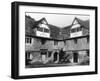 Lacock Abbey Courtyard-null-Framed Photographic Print