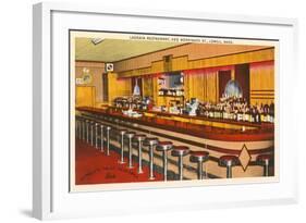 Laconia Restaurant and Cocktail Lounge, Lowell, Massachusetts-null-Framed Art Print