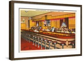 Laconia Restaurant and Cocktail Lounge, Lowell, Massachusetts-null-Framed Art Print