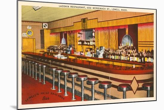 Laconia Restaurant and Cocktail Lounge, Lowell, Massachusetts-null-Mounted Art Print