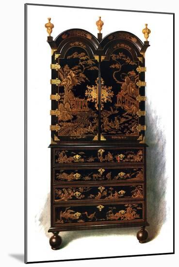 Lacquer cabinet, 1905-Shirley Slocombe-Mounted Giclee Print