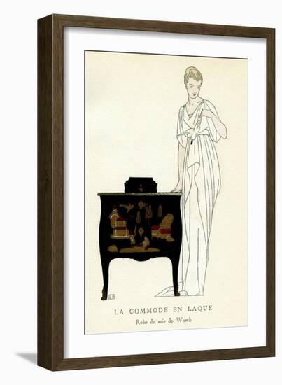 Lacquer Commode-Bernard Boutet De Monvel-Framed Art Print