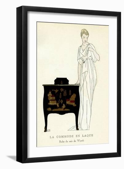 Lacquer Commode-Bernard Boutet De Monvel-Framed Art Print