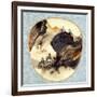 Lacquer Landscape Fan-Zeshin Shibata-Framed Giclee Print
