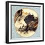 Lacquer Landscape Fan-Zeshin Shibata-Framed Giclee Print