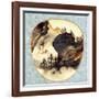 Lacquer Landscape Fan-Zeshin Shibata-Framed Giclee Print