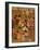 Lacquered Cardboard Book Cover Depicting Travelers Arriving at Caravanserai-null-Framed Giclee Print