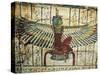 Lacquered Wood, Depicting Goddess Isis with Spread Wings, on Sarcophagus of Cesraperet-null-Stretched Canvas