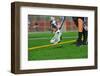 Lacrosse Ball in a Head-jaboardm-Framed Photographic Print