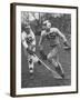 Lacrosse Game Between Johns Hopkins and Virginia-null-Framed Photographic Print