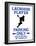 Lacrosse Player Parking Only Sign Poster-null-Framed Poster