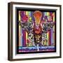 Lacrosse Skull-Howie Green-Framed Giclee Print