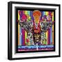 Lacrosse Skull-Howie Green-Framed Giclee Print