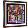 Lacrosse Skull-Howie Green-Framed Giclee Print