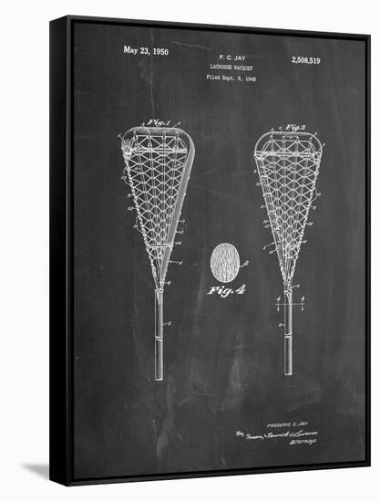 Lacrosse Stick 1948 Patent-Cole Borders-Framed Stretched Canvas