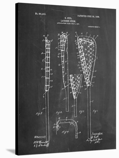Lacrosse Stick Patent-null-Stretched Canvas