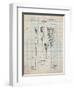 Lacrosse Stick Patent-Cole Borders-Framed Art Print