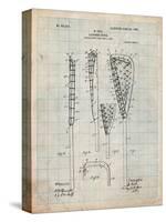 Lacrosse Stick Patent-Cole Borders-Stretched Canvas