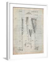 Lacrosse Stick Patent-Cole Borders-Framed Art Print