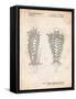 Lacrosse Stick Patent-Cole Borders-Framed Stretched Canvas