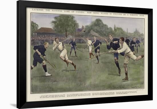 Lacrosse-Ernest Prater-Framed Giclee Print