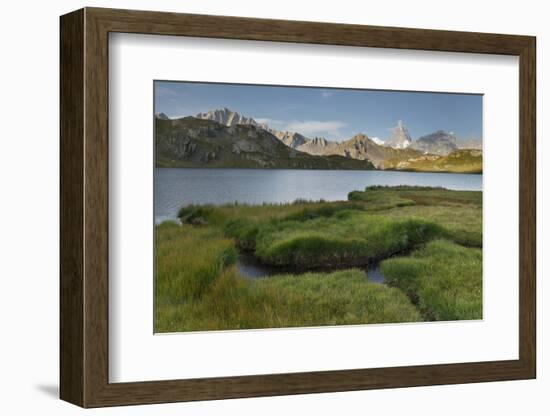 Lacs De Fen�e, Grandes Jorasses, Valais, Switzerland-Rainer Mirau-Framed Photographic Print