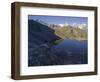 Lacs de Fenetre, Mont Blanc, Grand Jorasses, Val Ferret, Valais, Switzerland-Michael Jaeschke-Framed Photographic Print