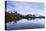Lacs Des Cheserys with Aiguille Vert, Aiguilles De Chamonix with Mont Blanc, Haute Savoie, France-Frank Krahmer-Stretched Canvas