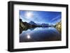 Lacs Des Cheserys with Aiguilles De Chamonix, Haute Savoie, France, Europe, September 2008-Frank Krahmer-Framed Photographic Print