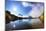 Lacs Des Cheserys with Clouds Surrounding Aiguille Vert, Haute Savoie, France, September 2008-Frank Krahmer-Mounted Photographic Print