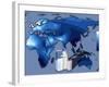 Lactose Tolerance, Eurasia And Africa-null-Framed Photographic Print