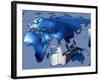 Lactose Tolerance, Eurasia And Africa-null-Framed Photographic Print