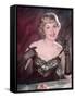 Lacy Lingerie Pin-Up-Charles Woof-Framed Stretched Canvas