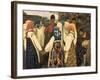 Lad Has Wormed His Way Into the Girl's Round Dance, 1902-Andrei Petrovich Ryabushkin-Framed Giclee Print