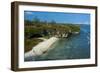 Ladder Beach, Saipan, Northern Marianas, Central Pacific, Pacific-Michael Runkel-Framed Photographic Print