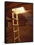Ladder in a Kiva in Mesa Verde National Park, Colorado-Greg Probst-Framed Stretched Canvas
