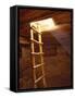 Ladder in a Kiva in Mesa Verde National Park, Colorado-Greg Probst-Framed Stretched Canvas