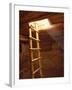 Ladder in a Kiva in Mesa Verde National Park, Colorado-Greg Probst-Framed Premium Photographic Print