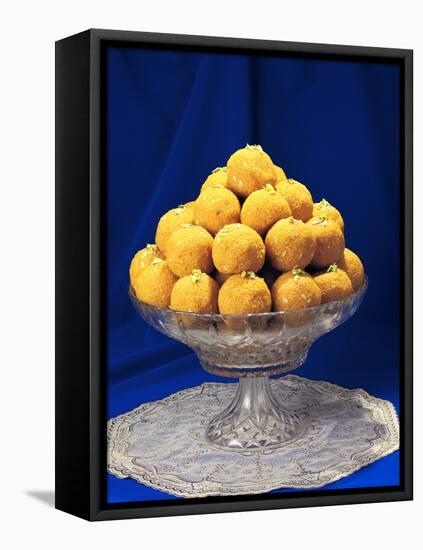 Laddoo Dish-highviews-Framed Stretched Canvas