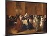 Ladies and Gentlemen in Carnival Costume in the Ridotto, Venice-Guardi-Mounted Giclee Print